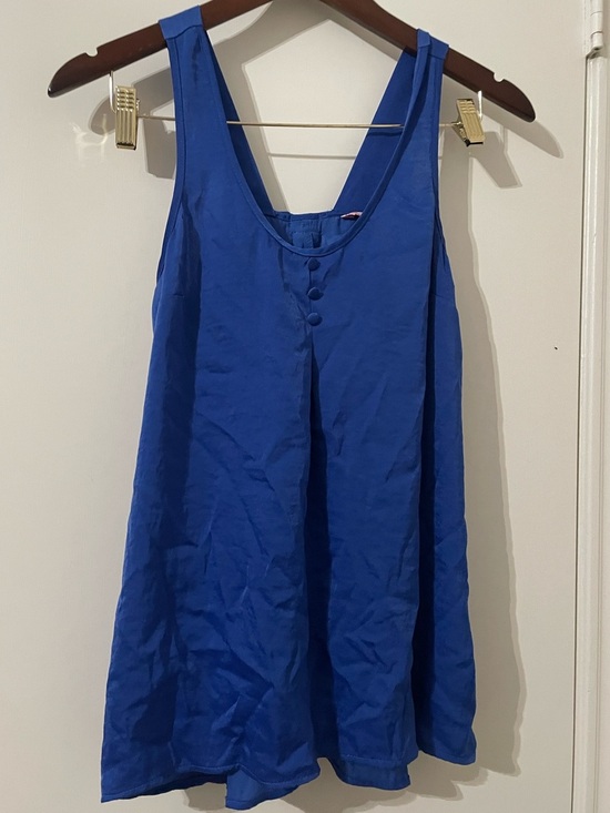Candie's Tops - Candie’s Royal Blue Sleeveless Blouse with Back Bow Detail - Size Small